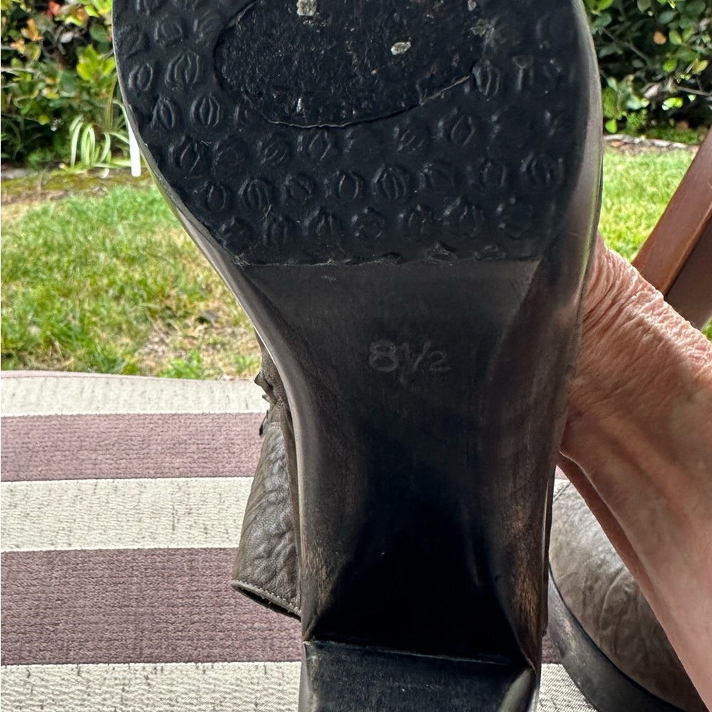 Salpy Hand sewn Peep-Toe Ankle Boots softest leather - Picture 5 of 11